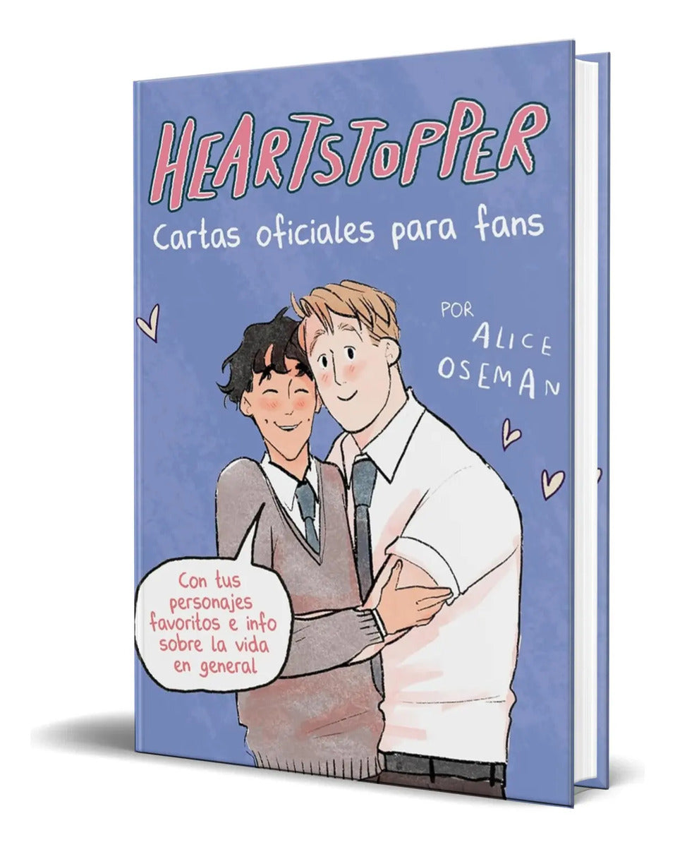 Portada de Libro Heartstopper [ Cartas Oficiales Para Fans ] Original