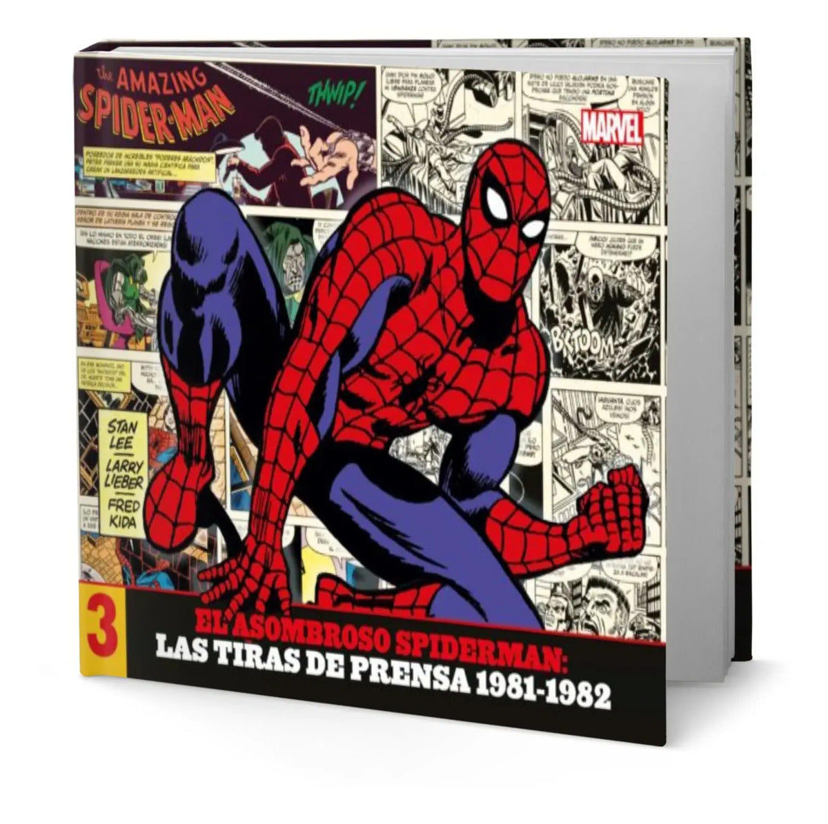 Portada de Libro El Asombroso Spiderman [ Tiras De Prensa 3 1981-1982 ]