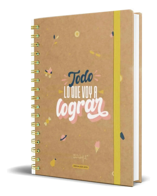 Portada de Agenda Todo Lo Que Voy A Lograr [ Mr. Wonderful ] Original