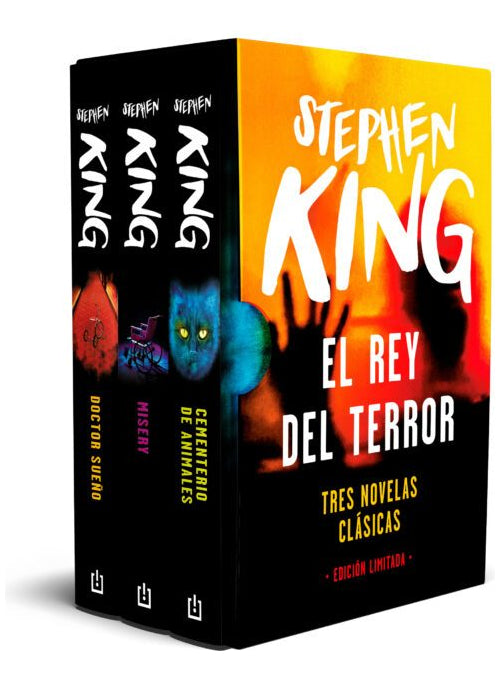 Portada de Estuche Stephen King El Rey Del Terror [ 3 Libros] Original