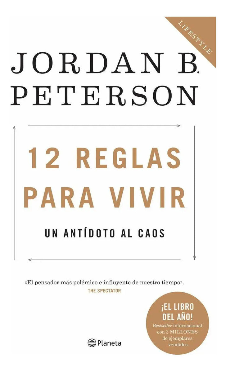 Portada de Libro 12 Reglas Para Vivir - Jordan B. Peterson