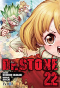 Portada de Dr. Stone 22, De Inagaki, Riichiro. Editorial Ivrea, Tapa Blanda En Español