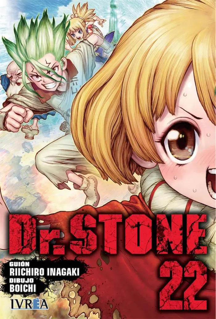 Portada de Dr. Stone 22, De Inagaki, Riichiro. Editorial Ivrea, Tapa Blanda En Español