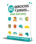 Portada de 60 Ejercicios Y Juegos Para Mayores, De Ciel Bleu. Editorial Independently Published, Tapa Blanda En Español, 2022