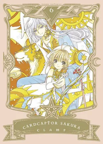 Portada de Sakura Card Captor, De Clamp. Serie Card Captor Sakura, Vol. 6. Editorial Norma Comics, Tapa Blanda En Español