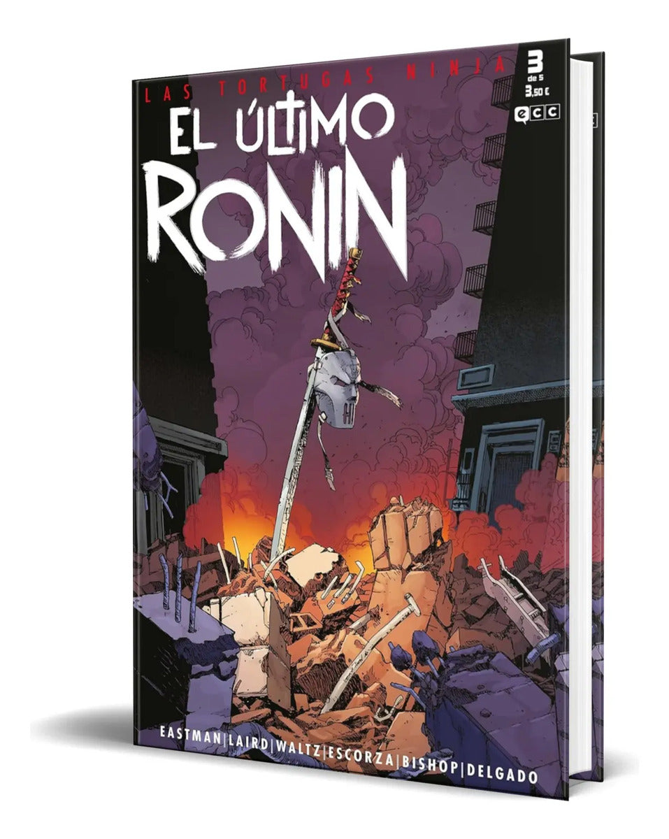 Portada de Libro Las Tortugas Ninja [ El Último Ronin Vol.3 ] Original
