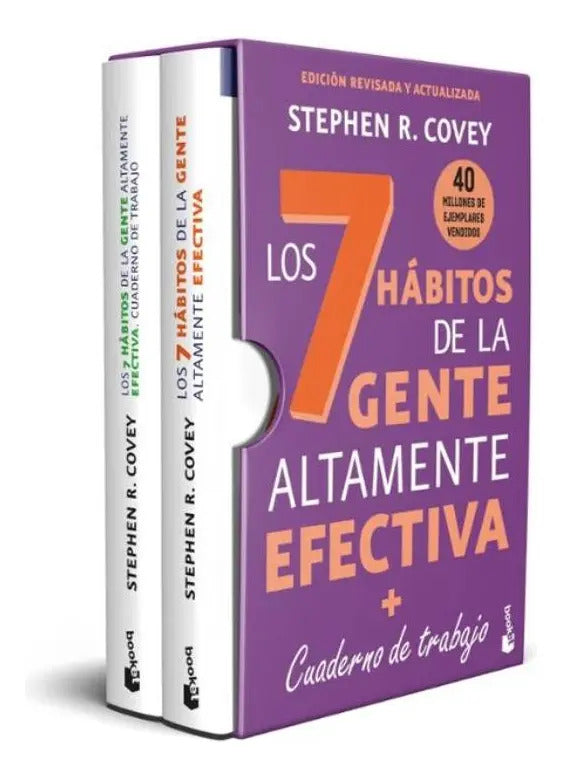 Portada de Estuche 7 Hábitos De La Gente Altamente Efectiva + Cuaderno, De Stephen R. Covey., Vol. 1.0. Editorial Booket, Ta…
