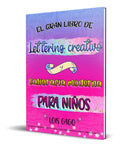 Portada de Libro Lettering Creativo [ Para Niños ] Original