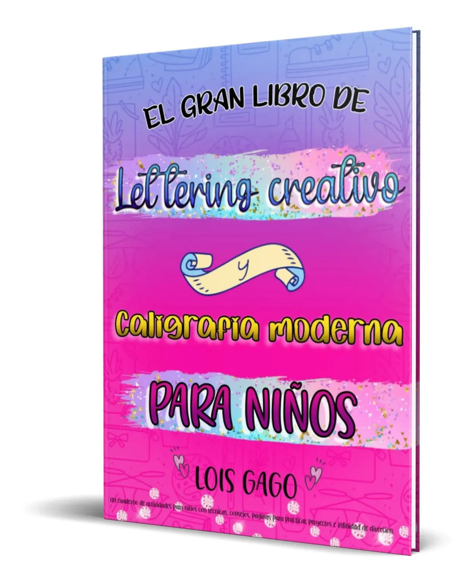 Portada de Libro Lettering Creativo [ Para Niños ] Original