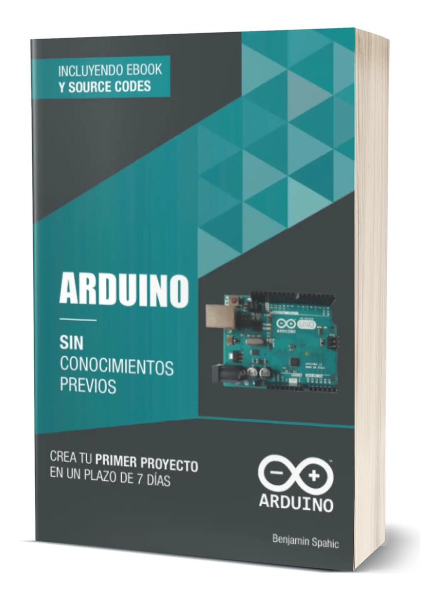 Portada de Libro Arduino Sin Conocimientos Previos [ Original ]