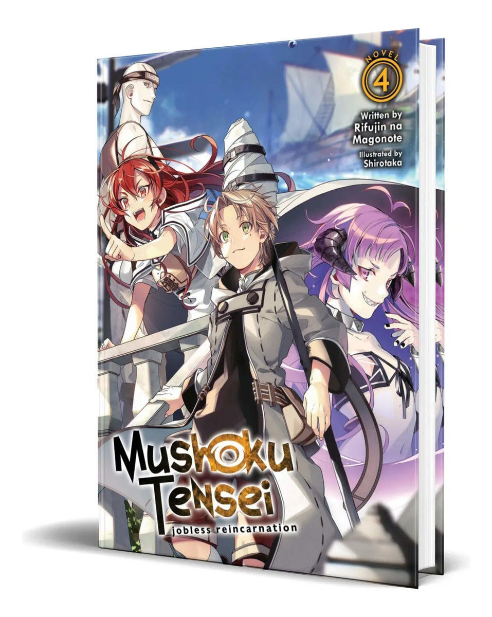 Portada de Libro Mushoku Tensei Vol.4 [ Rifujin Na Magonote ] Original