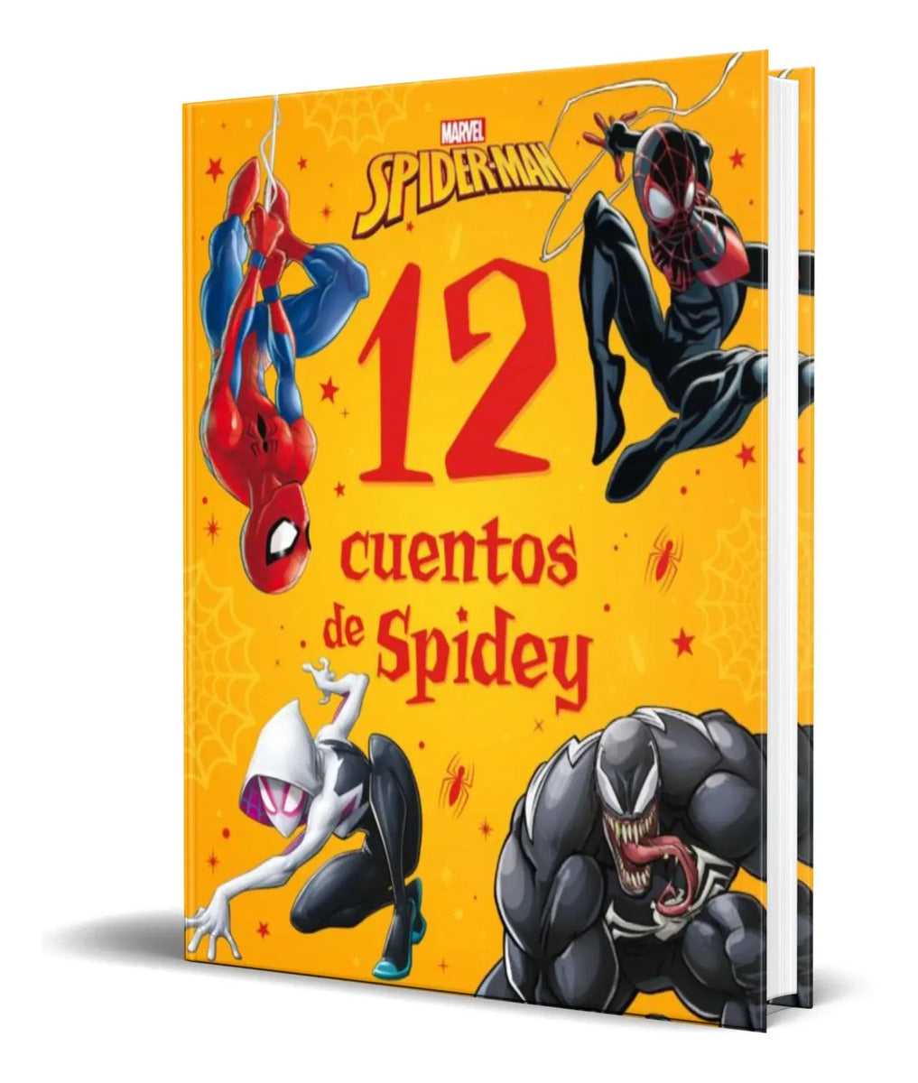 Portada de Libro Spider-man [ 12 Cuentos De Spidey ] Original