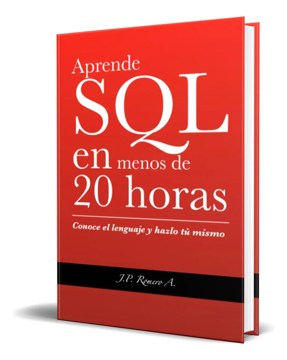 Portada de Libro Aprende Sql En Menos De 20 Horas. [ Original ]