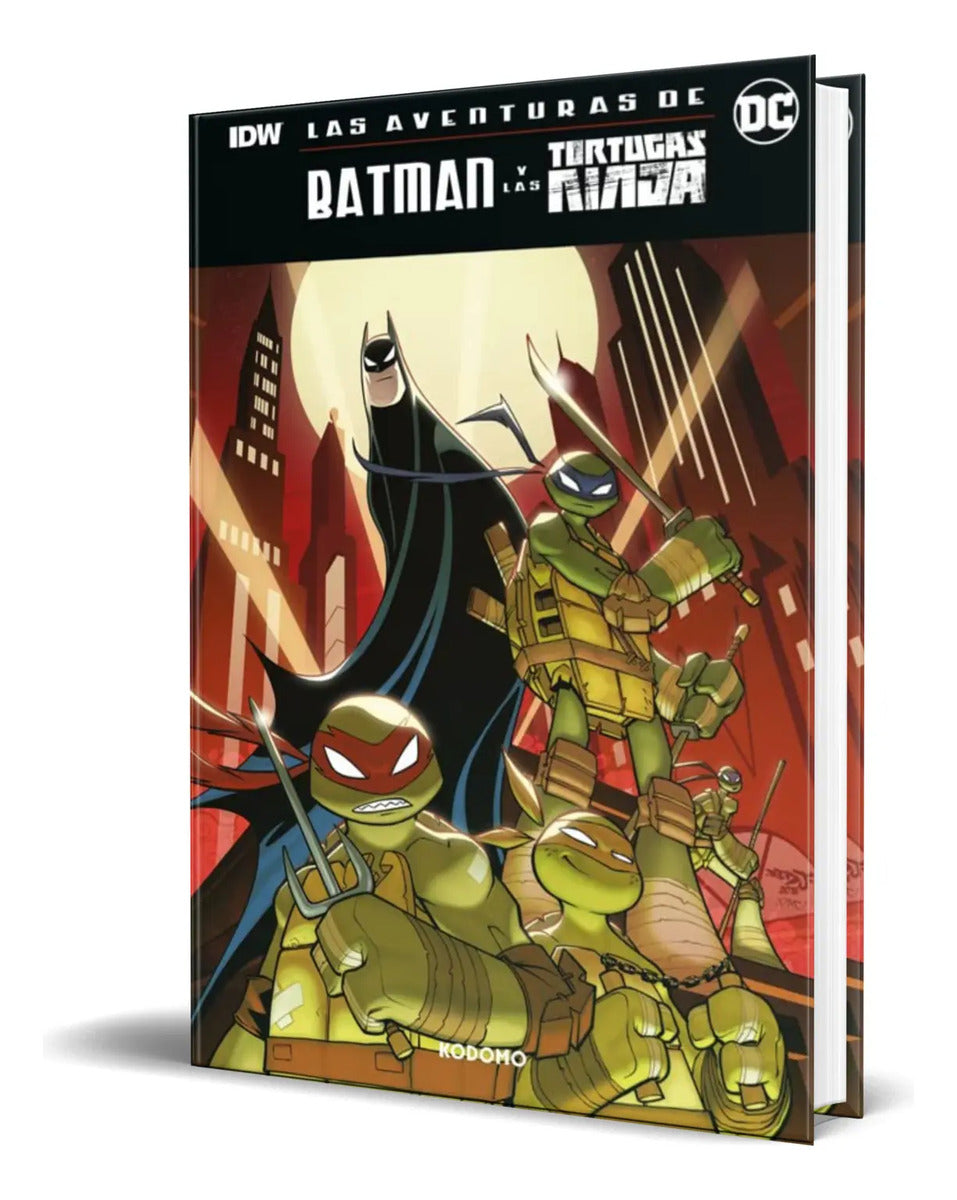 Portada de Libro Las Aventuras De Batman Y Las Tortugas Ninja Original