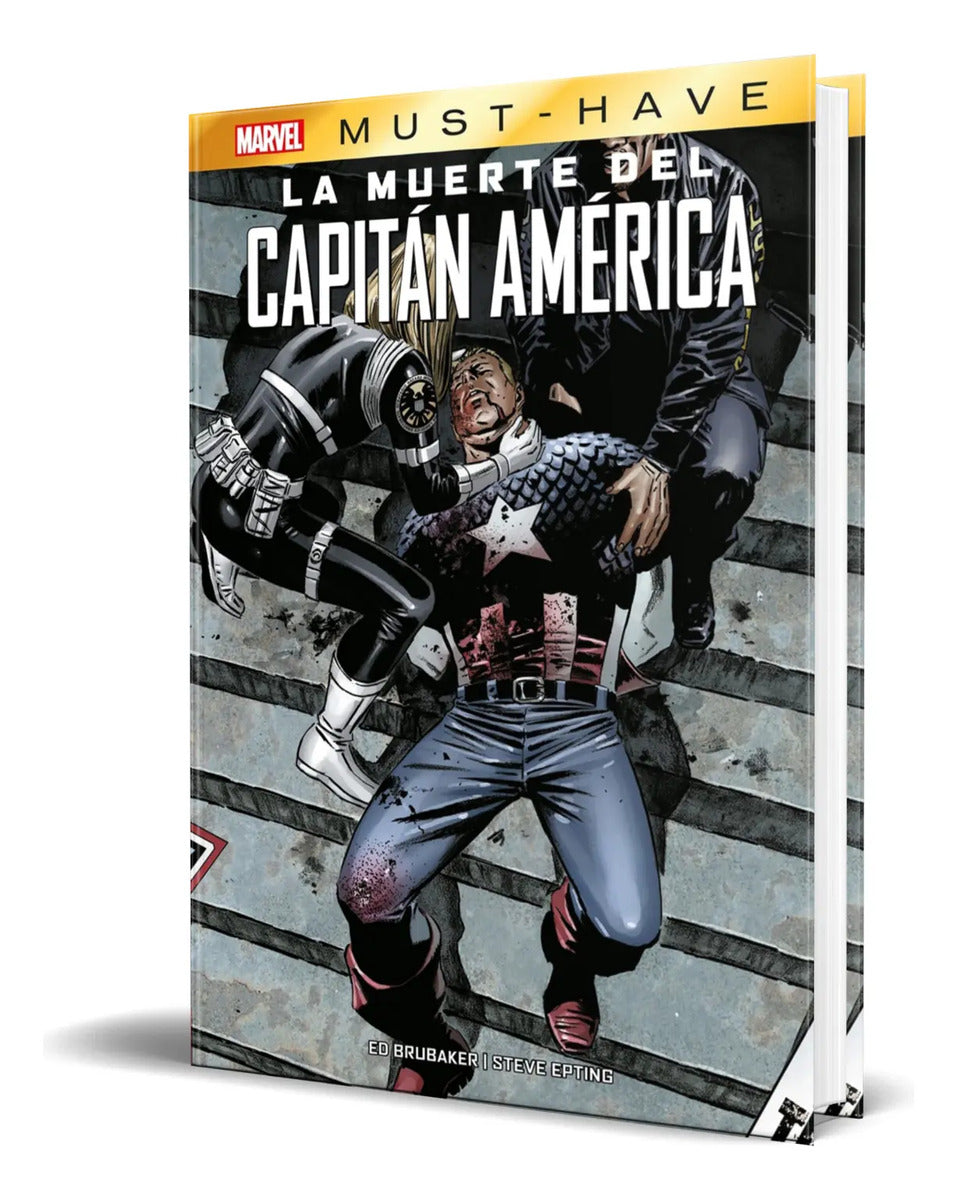 Portada de Libro La Muerte Del Capitán América [ Mike Perkins] Original