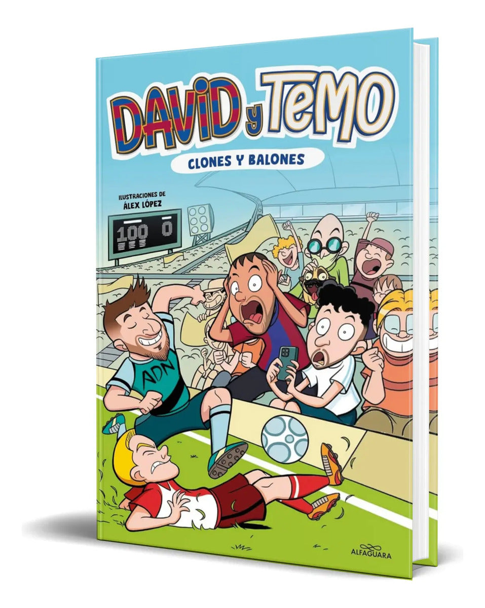 Portada de Libro David Y Temo [ Clones Y Balones ] Original