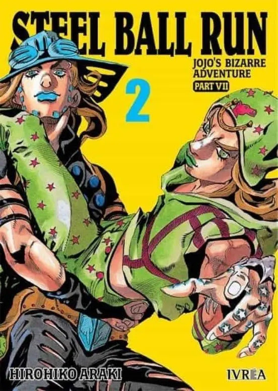 Portada de Libro Jojo Bizarre Adventure Parte 7: Steel Ball Run 2