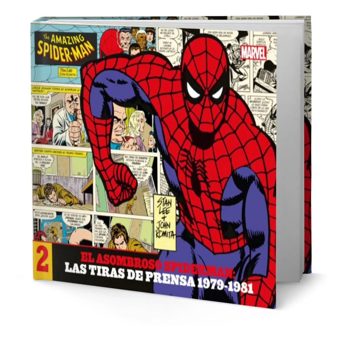 Portada de Libro El Asombroso Spiderman [ Tiras De Prensa 2 1981-1982 ]