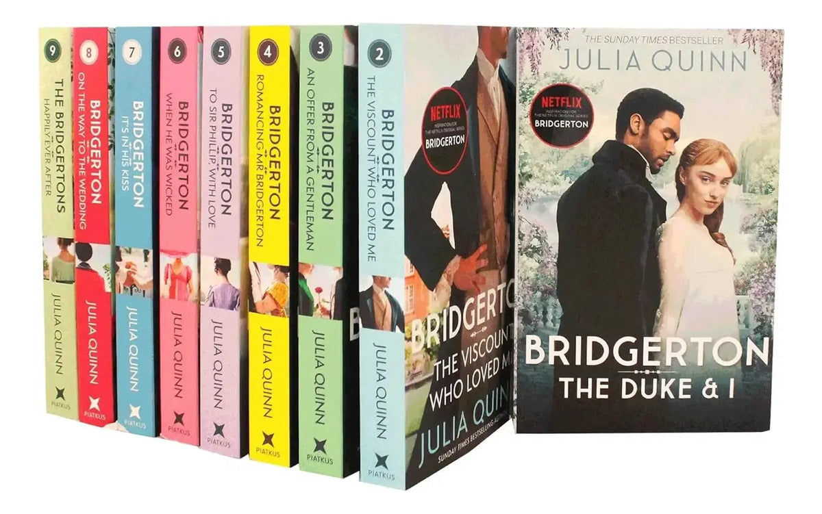 Portada de Pack Bridgerton [ Series Collection 1-9 Books ] Original