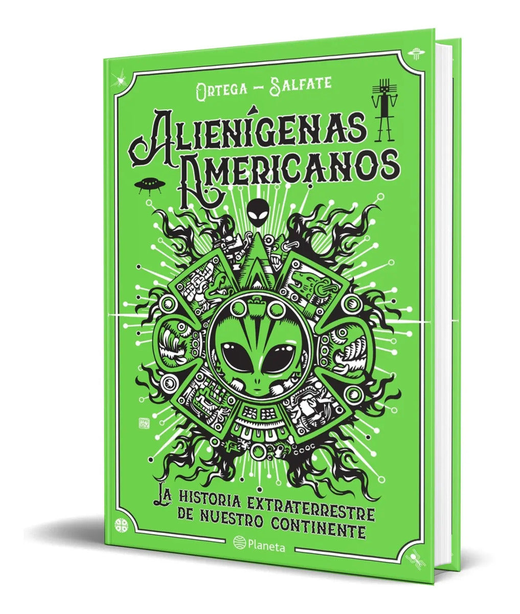 Portada de Libro Alienigenas Americanos [ Francisco Ortega ] Original