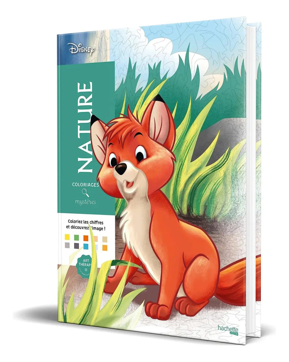 Portada de Libro Colorea Y Descubre El Misterio [ Naturaleza Disney ]