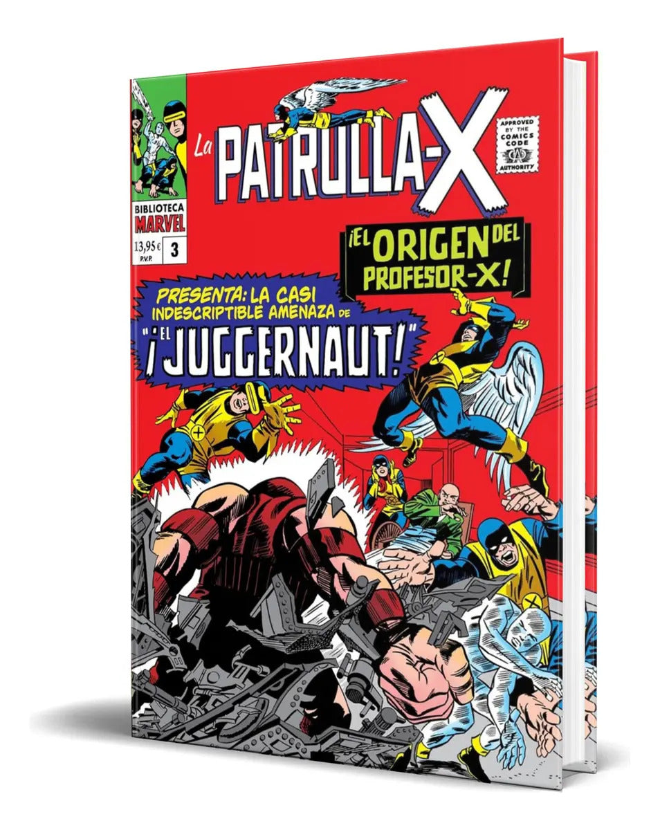 Portada de Libro La Patrulla-x Vol.3 [ Biblioteca Marvel ] Original, De Varios Autores. Editorial Panini Comics, Tapa Blanda…