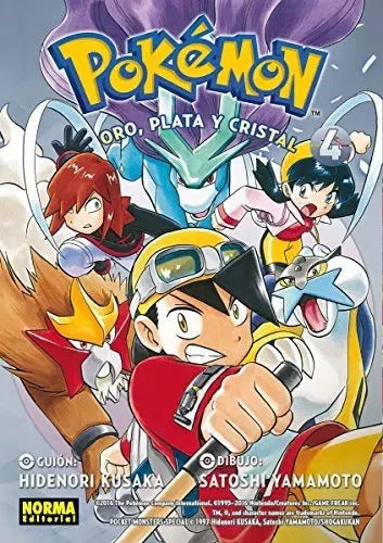 Portada de Pokemon 8 Oro Plata Y Cristal 4 - Kusaka