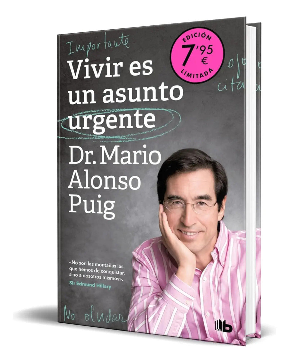 Portada de Libro Vivir Es Un Asunto Urgente [ Mario Alonso ] Original
