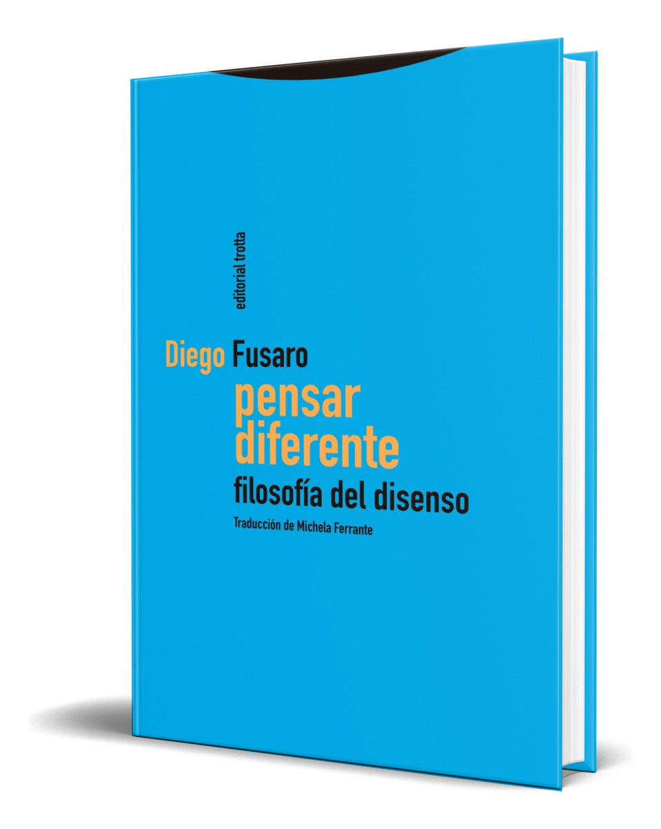 Portada de Libro Pensar Diferente [ Filosofia Del Disenso ] Original