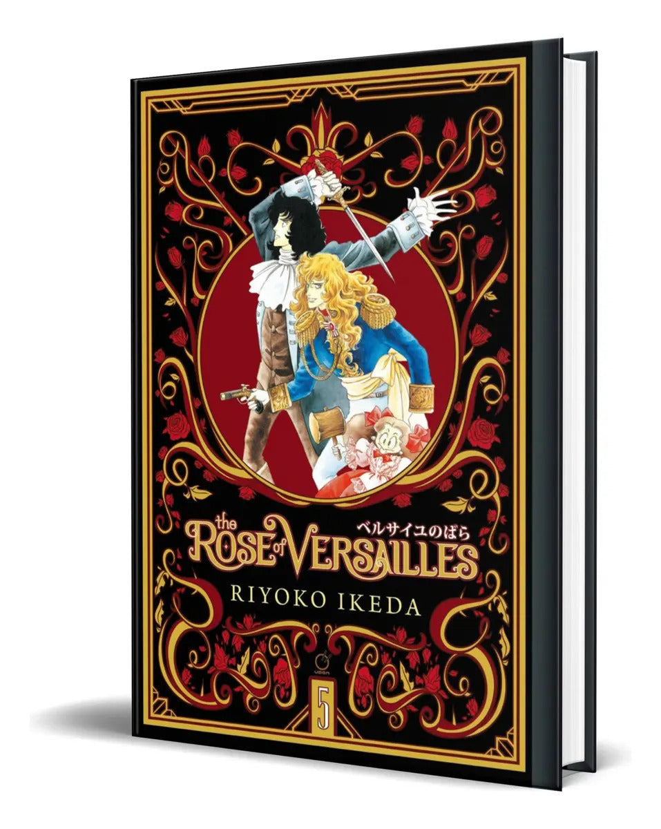 Portada de The Rose Of Versailles Vol.5, De Riyoko Ikeda. Editorial Udon Entertainment, Tapa Dura En Inglés, 2021