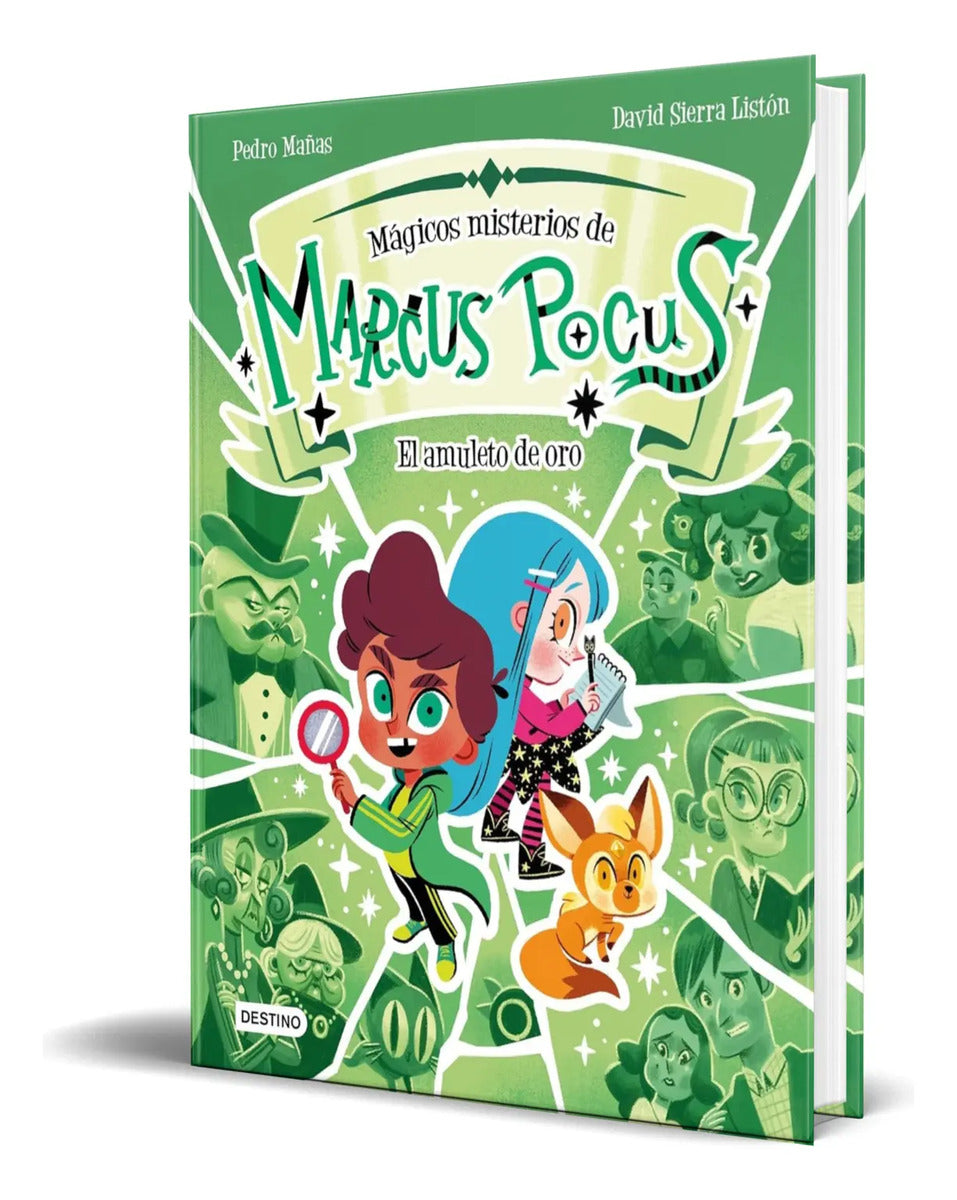 Portada de Libro Marcus Pocus [ El Amuleto De Oro ] Original