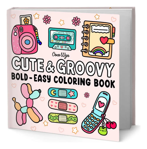 Portada de Coloring Bookcute & Groovy [ Coco Wyo ] Original
