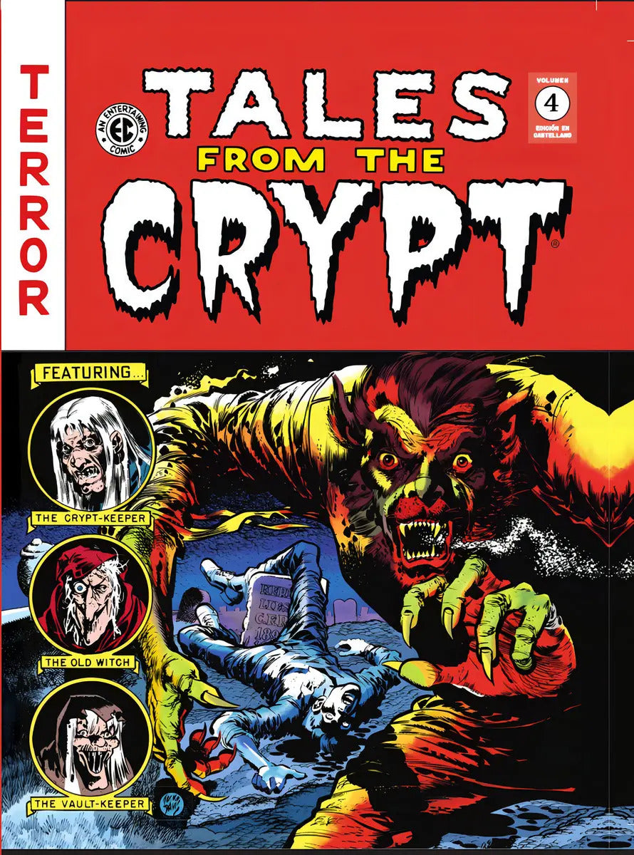 Portada de Tales From The Crypt Vol 4, De Al Feldstein,wally. Editorial Diabolo Ediciones En Español