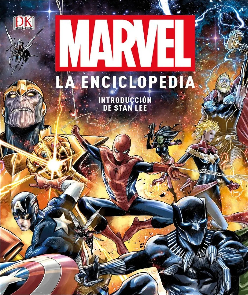 Portada de Libro La Enciclopedia De Marvel Stan Lee Pasta Dura Español