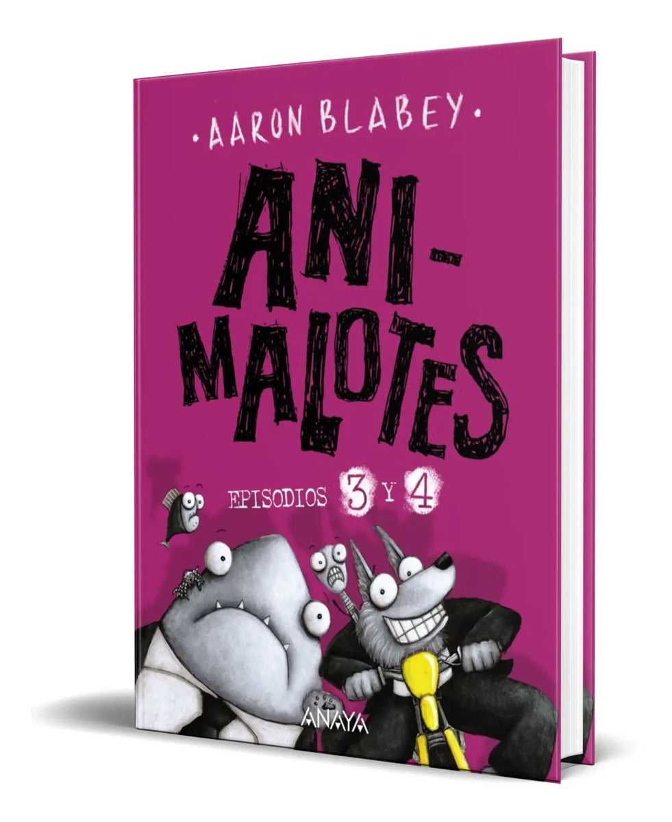Portada de Libro Animalotes 3 Y 4 [ La Pelusilla Contraataca] Original