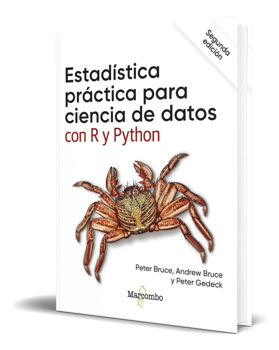 Portada de Libro Estadística Práctica Ciencia De Datos Con R Y Python