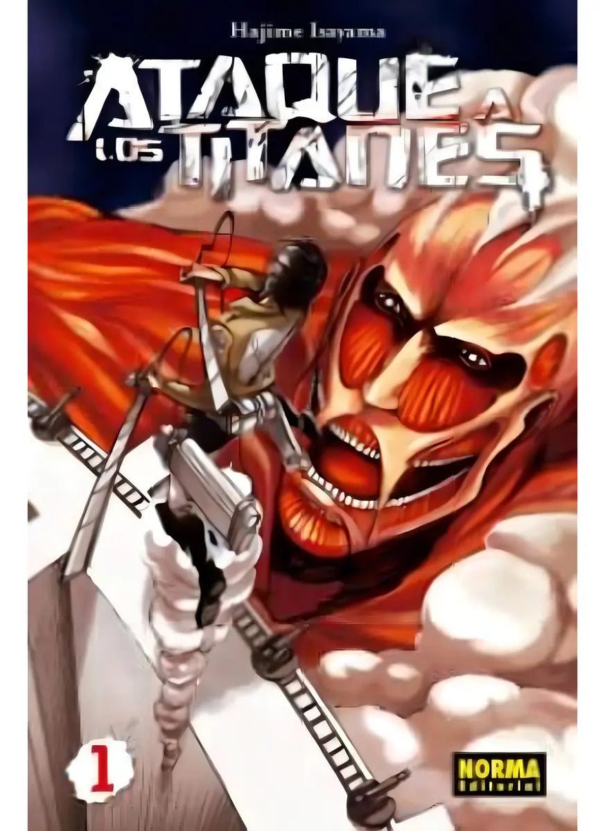 Portada de Ataque A Los Titanes N° 01, De Isayama, Hajime. Editorial Norma, Tapa Blanda, Edición 1 En Español, 2023