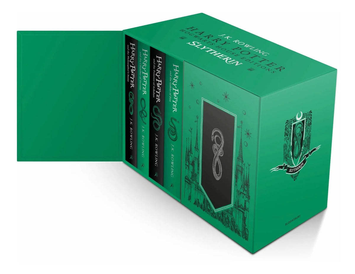 Portada de Saga Harry Potter [ Edición Slytherin ] Pasta Dura Inglés
