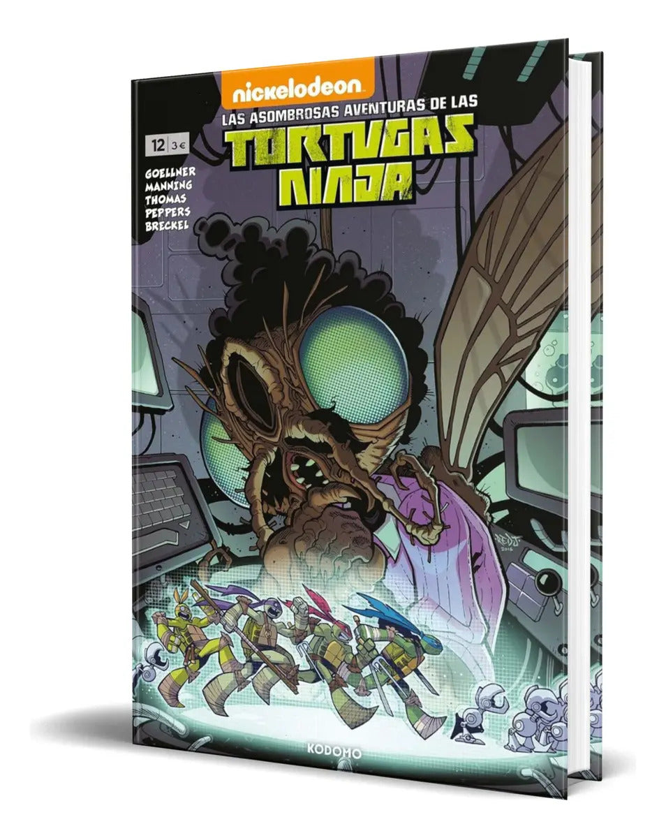 Portada de Libro Las Asombrosas Aventuras De Las Tortugas Ninja, De Matthew K. Manning. Editorial Ecc Ediciones, Tapa Blanda…