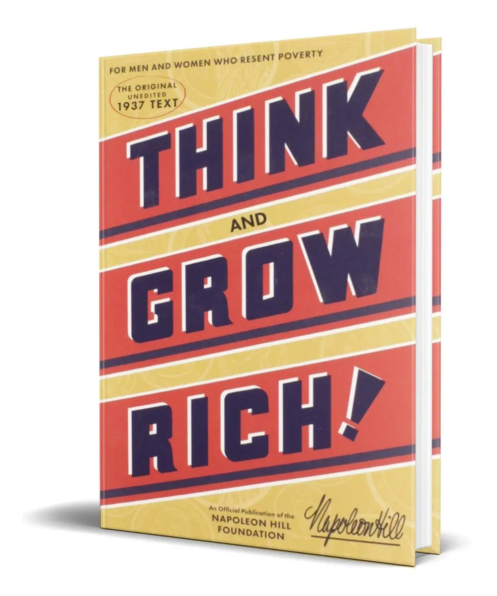 Portada de Libro Think And Grow Rich [ Napoleon Hill ] Original