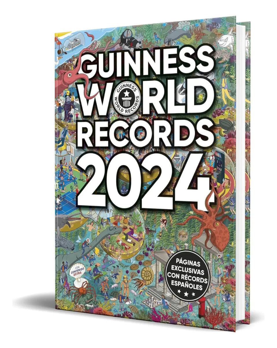 Portada de Libro Guinness World Records 2024 [ Pasta Dura ] Original