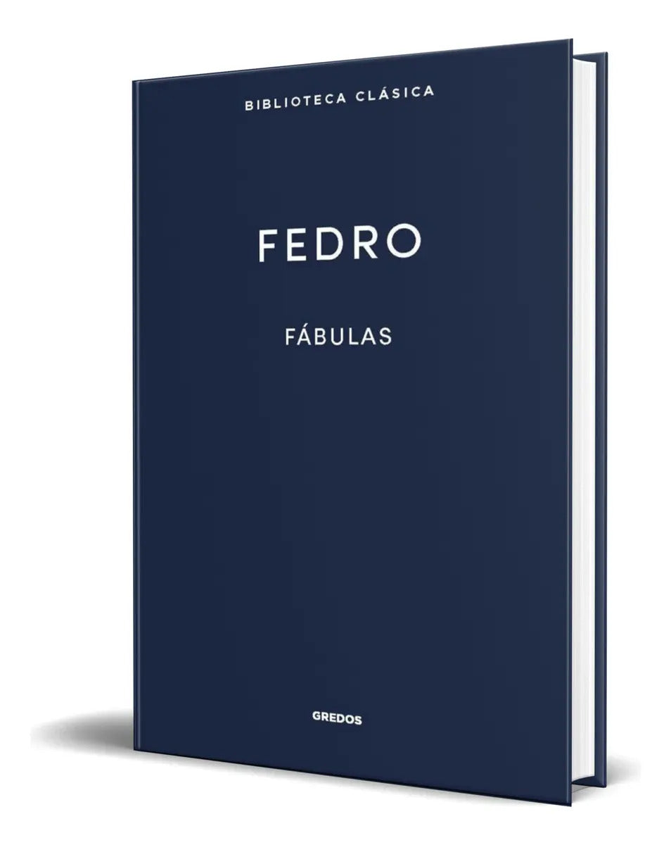 Portada de Libro Fábulas [ Fedro ] Original, De Fedro. Editorial Gredos, Tapa Dura En Español, 2023