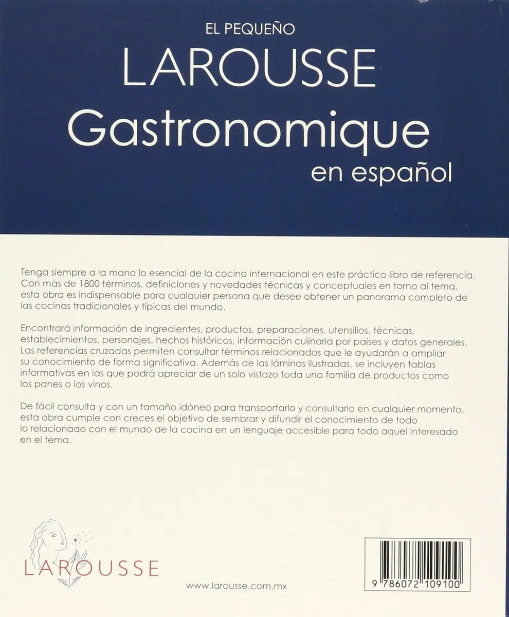 Portada de El Pequeño Larousse Gastronomique En Español