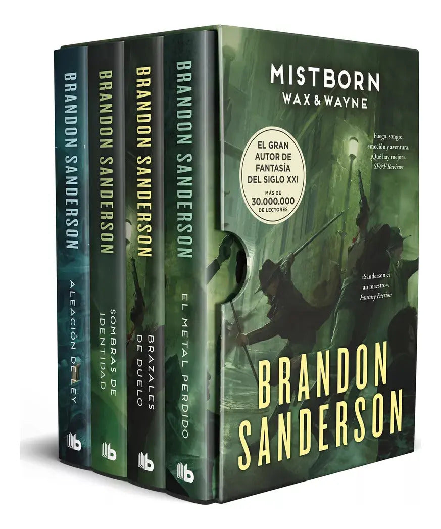 Portada de Estuche + Nacidos De La Bruma Vol. 4-7 [ Mistborn Era 2 ]