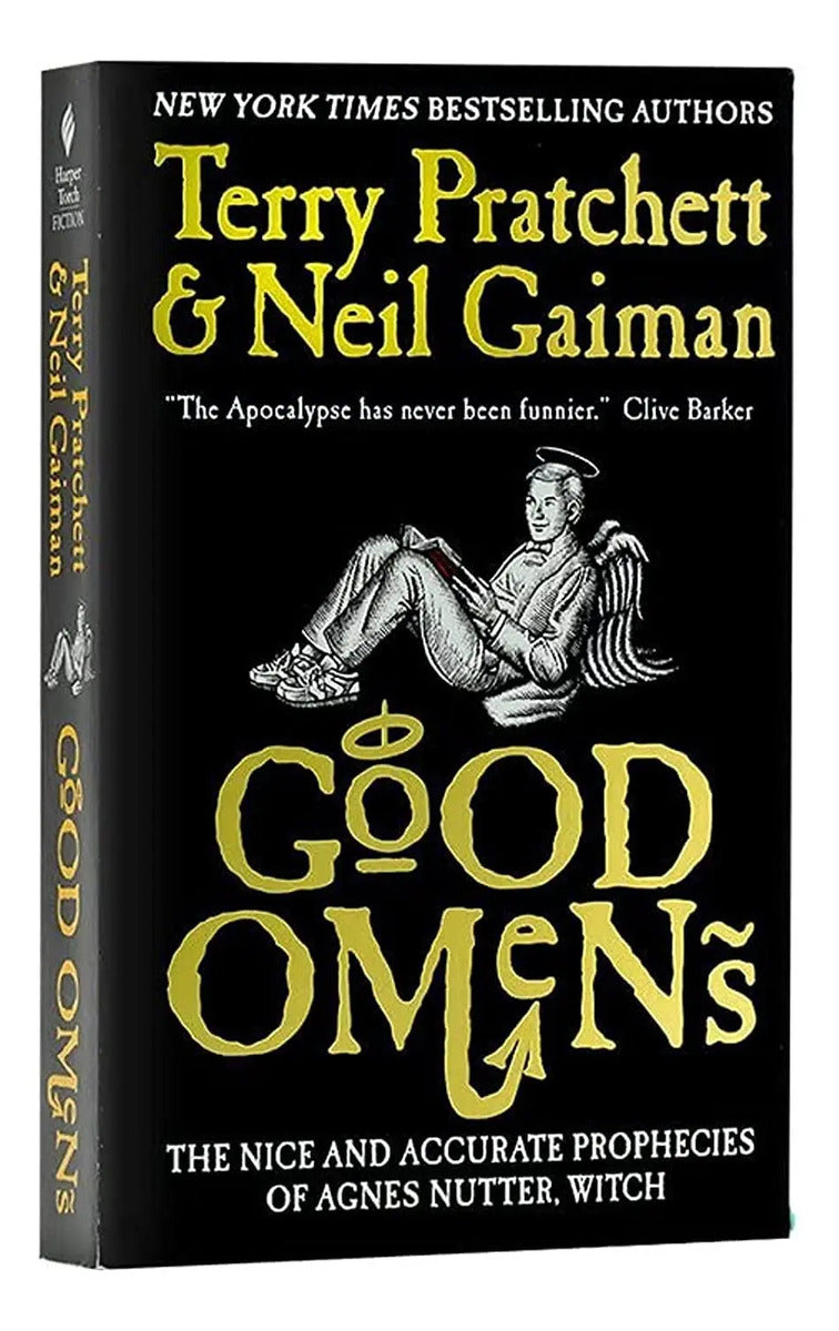Portada de Libro Good Omens [ Neil Gaiman ] Original
