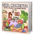 Portada de Libro Girl Moments [ Coloring Book For Adults ] Original