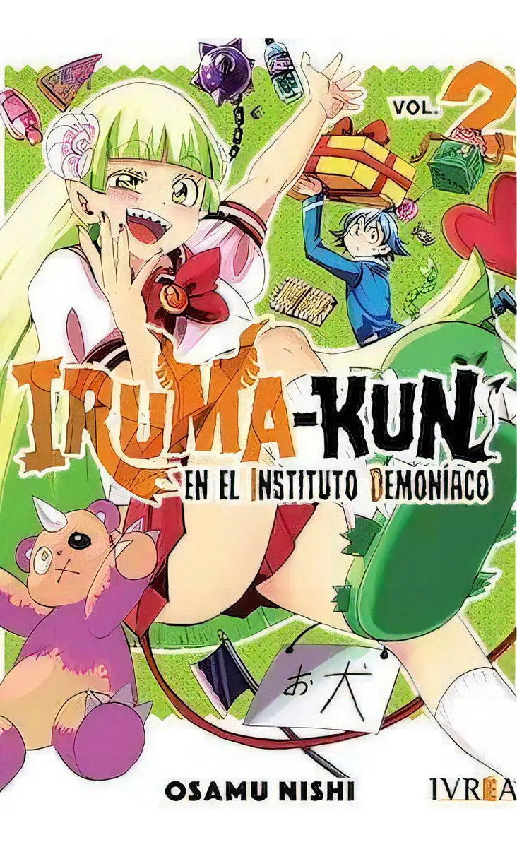 Portada de Iruma Kun En El Instituto Demoniaco 2: En El Instituto Demoníaco, De Osamu Nishi., Vol. 2. Editorial Ivrea ,edito…