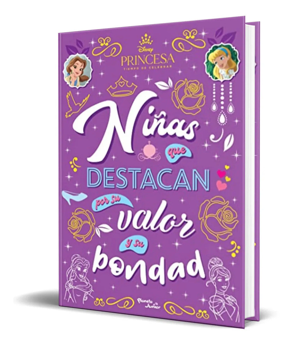 Portada de Libro Niñas Que Destacan Por Su Valor Y Su Bondad [ Disney ]