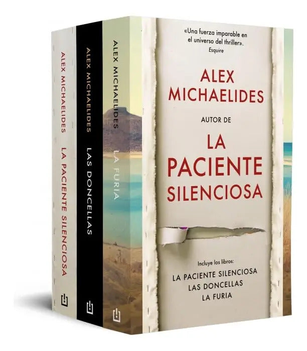 Portada de Pack Alex Michaelides 3 Novelas Thriller [ A. Michaelides ]