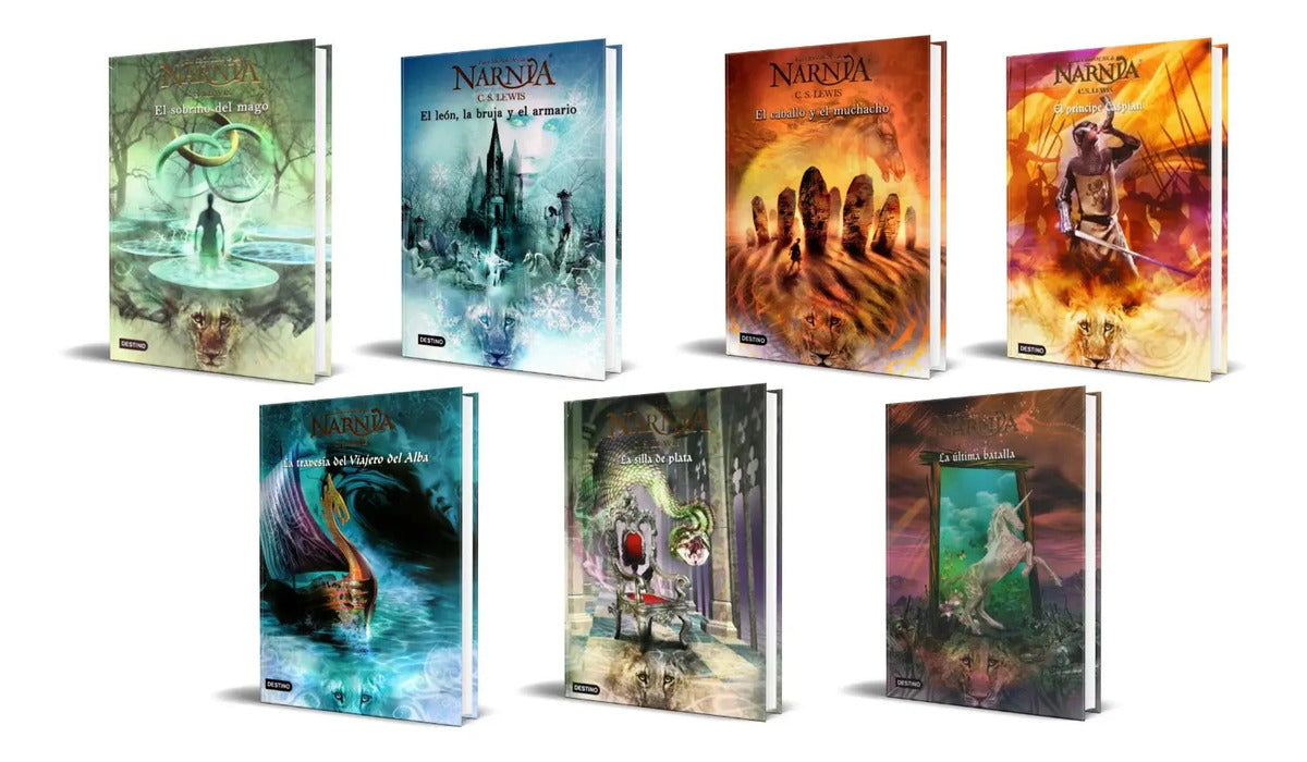 Portada de Saga Las Crónicas De Narnia [ 7 Libros ] Originales